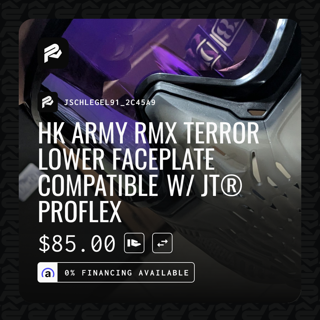 HK Army RMX Terror Lower Faceplate Compatible w/ JT® Proflex® Goggles ...